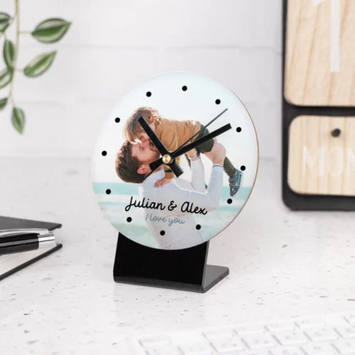 Reloj de mesa personalizado