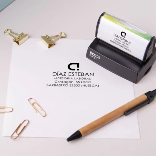 Sellos automáticos personalizados para papel