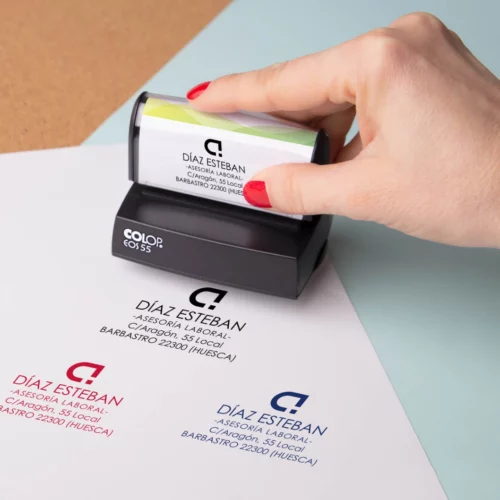 Sellos automáticos personalizados para papel