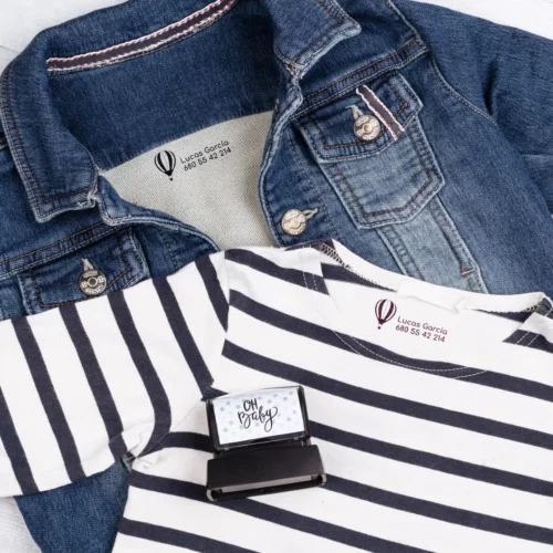 Sellos personalizados para marcar ropa