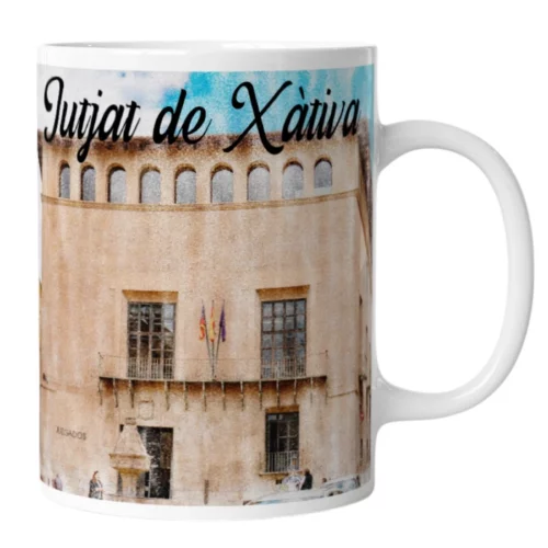 Taza Acuarela Jutjat Xàtiva