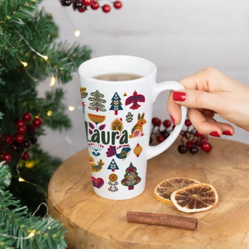 Taza cónica personalizada