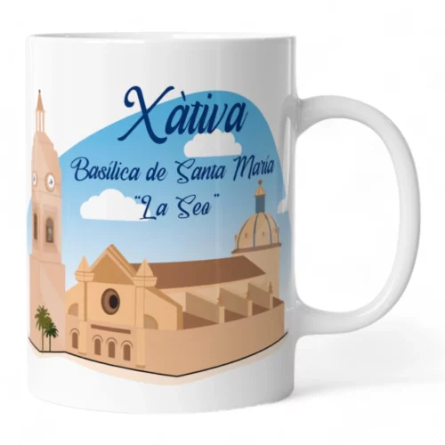 Taza Dibujo Basílica De La Seo