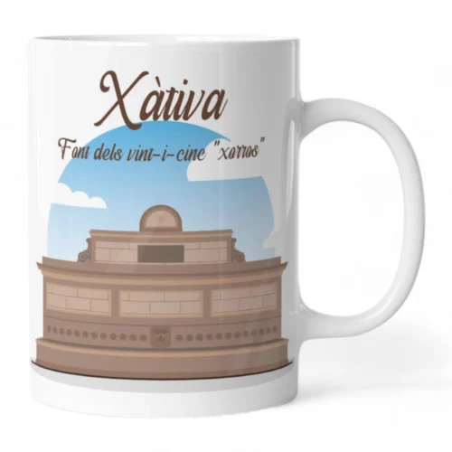 Taza Dibujo Font dels 25 Xorros