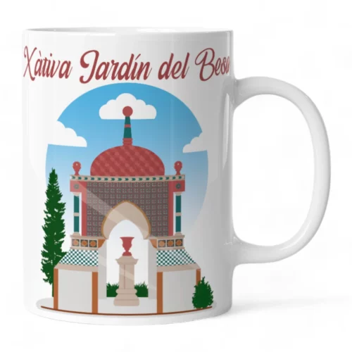 Taza Dibujo Jardín del Beso