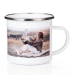 Taza esmaltada personalizada