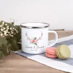 Taza esmaltada personalizada