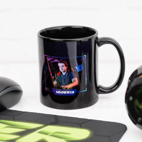 Taza negra personalizada