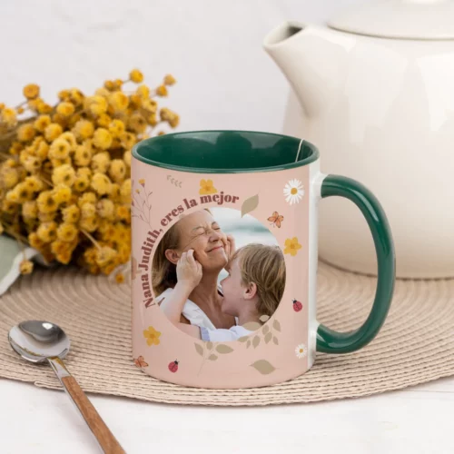 Taza de cerámica personalizada