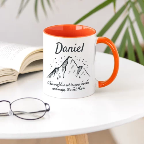 Taza de cerámica personalizada