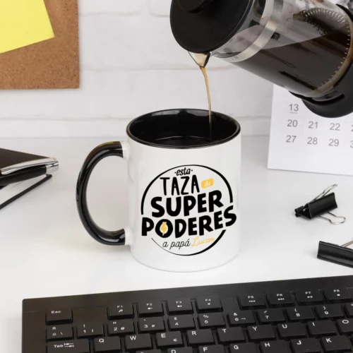 Taza de cerámica personalizada