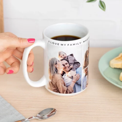 Taza de cerámica personalizada