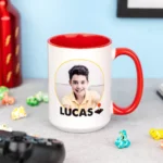 Taza de cerámica personalizada