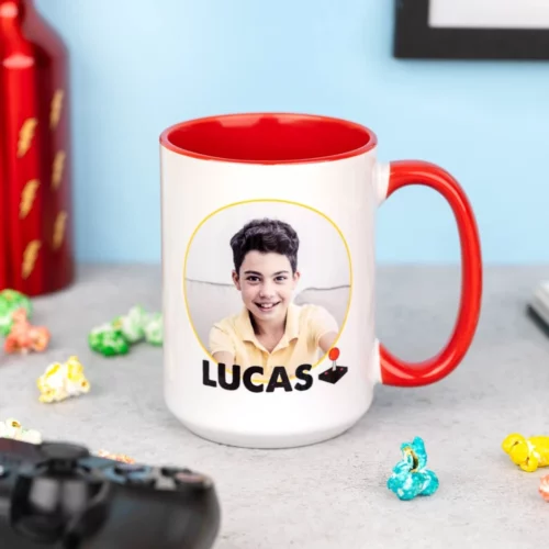 Taza de cerámica personalizada