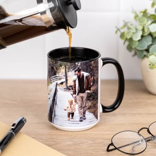 Taza de cerámica personalizada