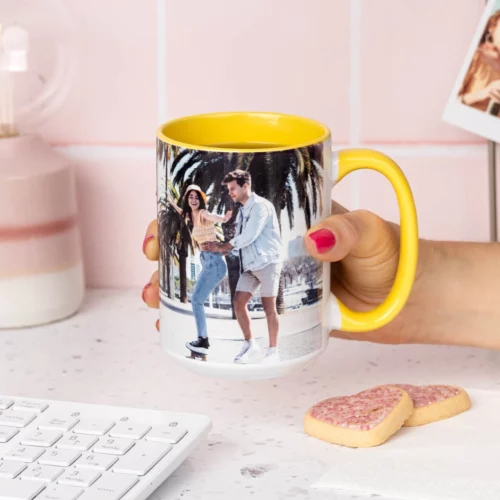 Taza de cerámica personalizada