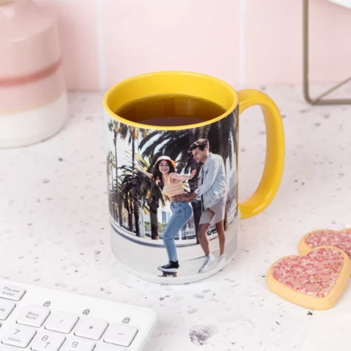 Taza de cerámica personalizada