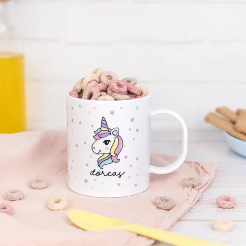 Taza personalizada plástico irrompible