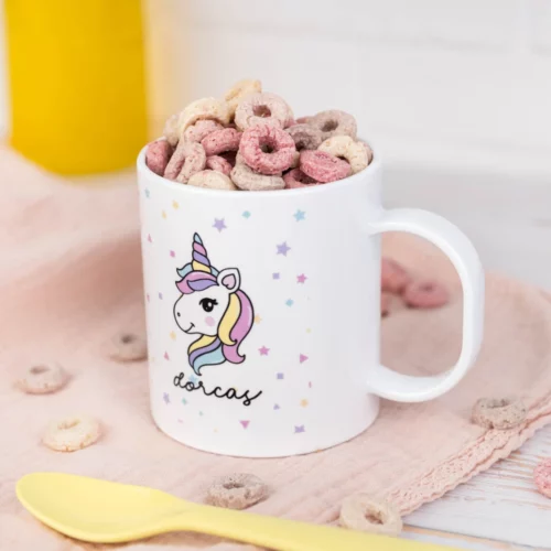 Taza personalizada plástico irrompible