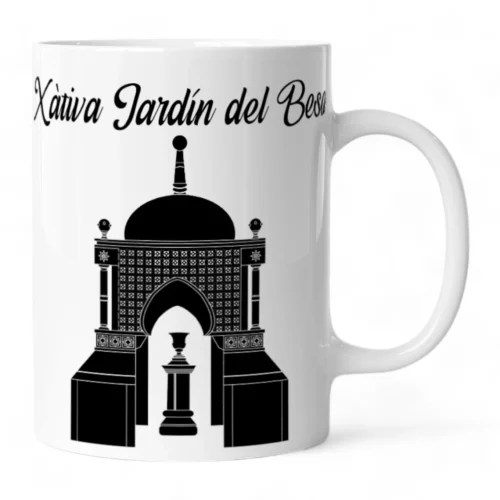 Taza Silueta Jardín Del Beso