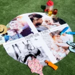 Toallas redondas personalizadas