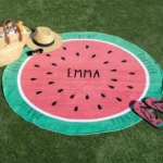 Toallas redondas personalizadas