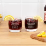 Vaso de agua personalizado
