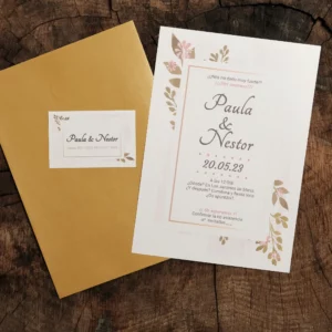 Invitación de Boda 085