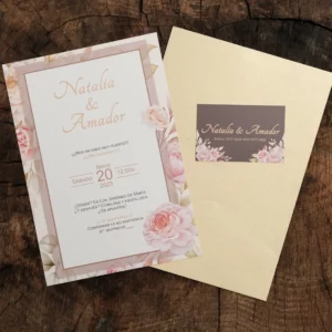 Invitación de Boda 087