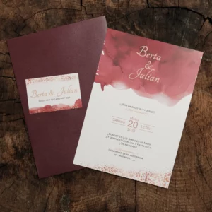 Invitación de Boda 088