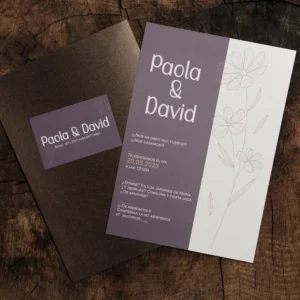Invitación de Boda 091