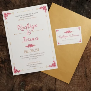 Invitación de Boda 095