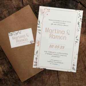 Invitación de Boda 098