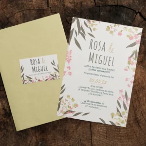 Invitación de Boda 099