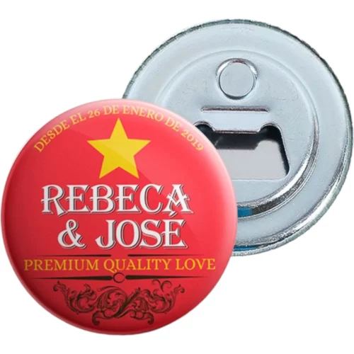 Chapa Imán Abridor Beer-star