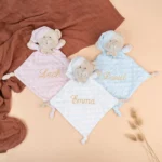 Doudou personalizado con nombre para bebé