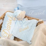 Doudou personalizado con nombre para bebé