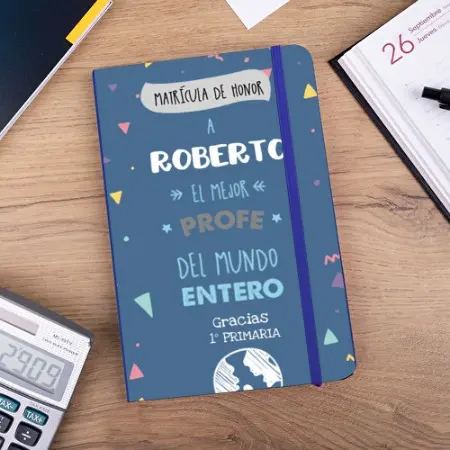 Libretas personalizadas con banda elástica