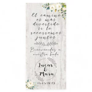 Cartel boda Camino