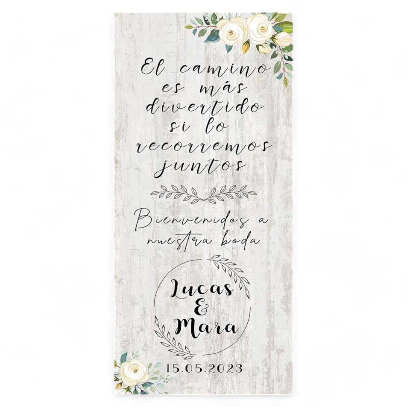 Cartel boda Camino