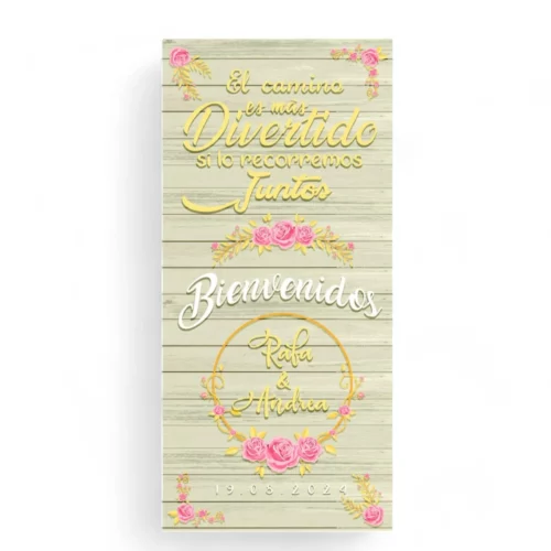 Cartel boda Camino