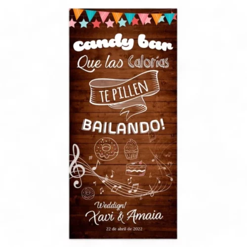 Cartel Boda Candy Bar
