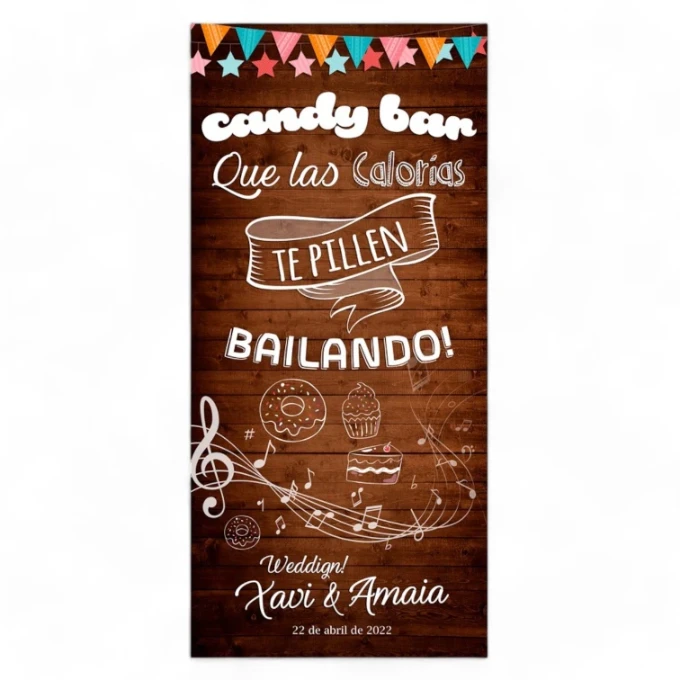 Cartel Boda Candy Bar