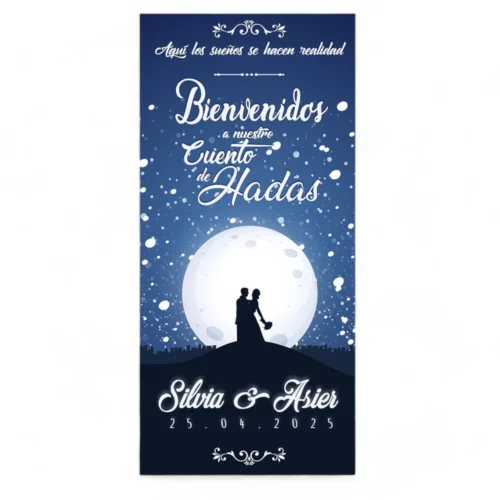 Cartel boda Cuento de Hadas
