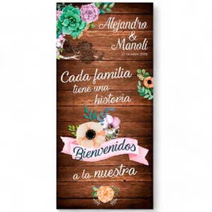 Cartel Boda Historia