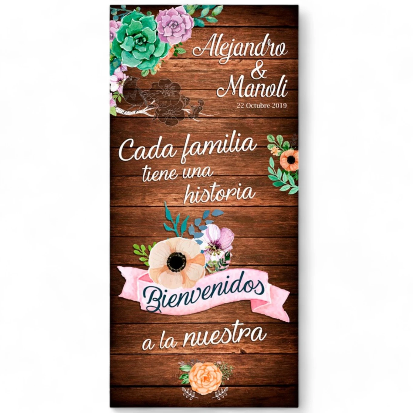 Cartel Boda Historia