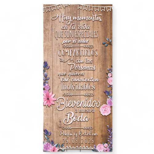 Cartel boda Inolvidables