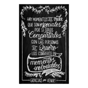 Cartel boda Moment