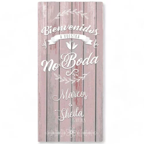 Cartel boda No Boda