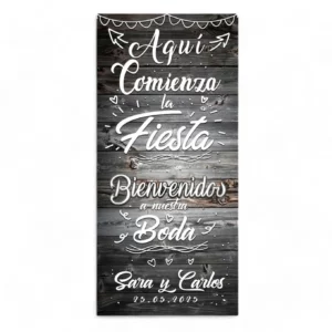 Cartel boda Party